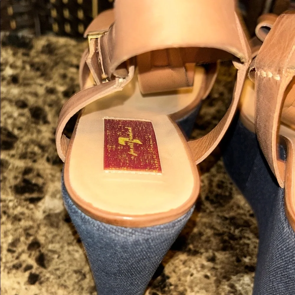 KALISTOGO 7 For All Mankind Elegant Tan Women's Sandals 8.5M - Picture 16 of 16